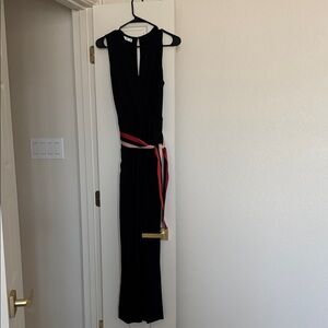 Mango Black Sleeveless Jumpsuit